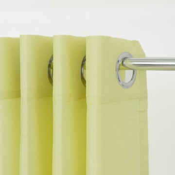 Charmeuse Uncoated Eyelet Curtain 138x220cm