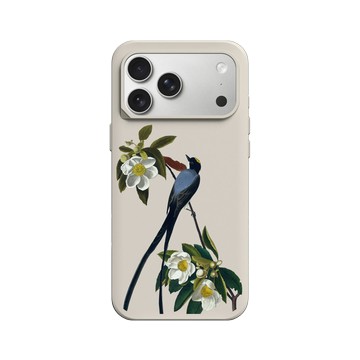 iPhone 17 Pro Max SolidX 貝殼灰 - The British Library - 美洲鳥譜 ‧ 叉尾霸鶲