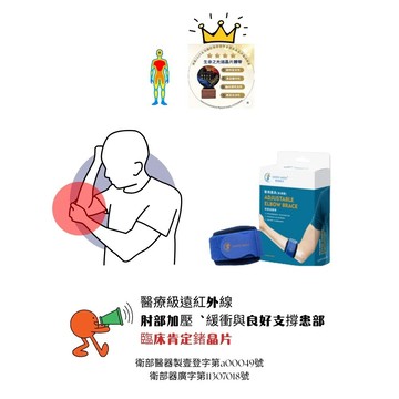 【宇熙】[喜客券宅配] 稷富醫材肘部加壓帶
