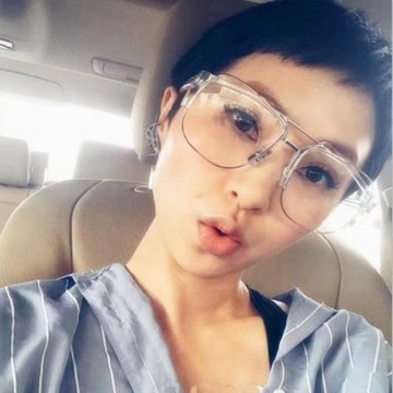 新款潮痞帥半框平光鏡男款可配度數眉線框架配防藍光防輻射眼鏡女