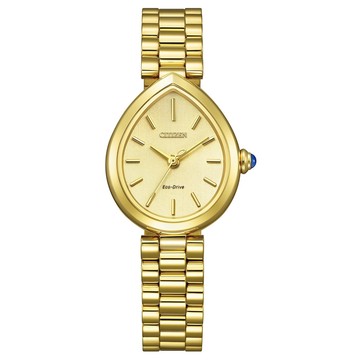 CITIZEN L系列 限量 RAINELL 雨漾款 水滴形 光動能 女錶 送禮 禮物 推薦 EM1202-50P