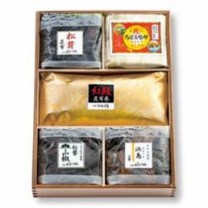 昆布 昆布巻 木箱セット ５品入り 送料無料 STK 三重県 伊勢 志摩 お土産