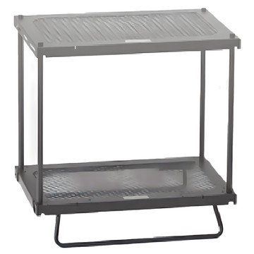 Territory Task地域仕事 Hammer系列 層架 H42.5cm 鐵/鋁  黑沙紋  25cm