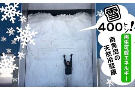 雪室貯蔵・塩沢産コシヒカリ　生産者限定