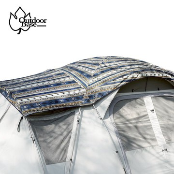 【頂布】彩繪天空2E帳專用|全花藍圖騰-OB22543