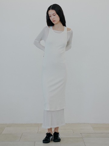 Double Layered Dress [Ivory]