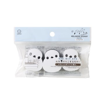 日本 長尾山雀迷你立體造型洗碗/清潔海綿 3st (JN0525)