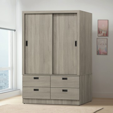 【顛覆設計】晶碧亞4x6尺拉門衣櫥