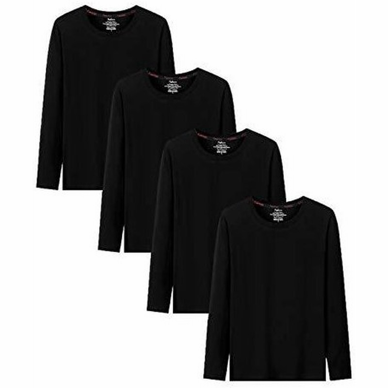4枚セットインナーシャツメンズ 肌着綿100 長袖丸首tシャツクルーネック 紳士肌着 男性下着 防寒インナー 保温 静電気防止 春 秋 冬 通販 Lineポイント最大get Lineショッピング