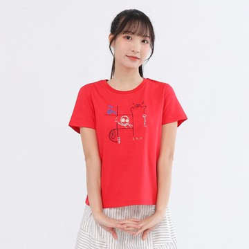 a la sha 阿財家族九宮格棉T
