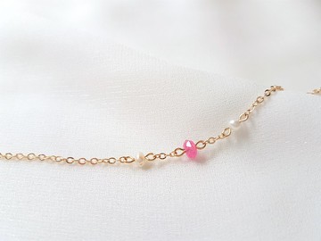 花蜜 ‧ 石英石 珍珠 細手鍊