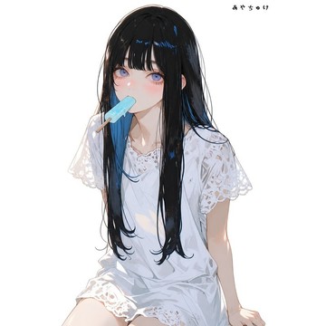 【8 月新品】07-139-0236 人物貼紙 簡約夏日女孩