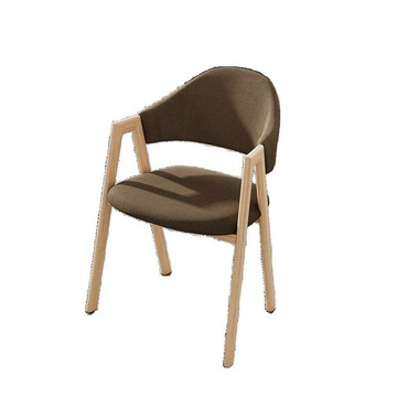 簡約現代商用餐椅網紅休息室會客接待洽談休閑奶茶店靠背軟包椅子[DD010109]