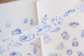 青花 - PET 紙膠帶 | 3cm x 5m