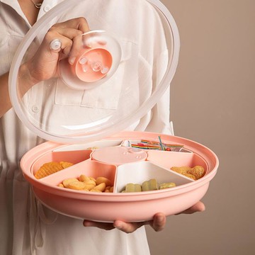 【台灣現貨】新品電動全自動食品真果盒密封保鮮防塵糖果盒帶蓋燕窩干貨貯存（大）