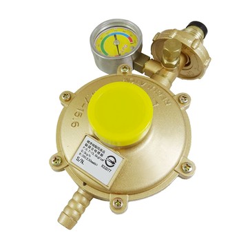 超流切斷附錶型瓦斯調整器Q3-熱水器用D-358