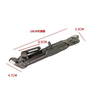 好物直購 💥精品優選CNC 側柱 邊柱 鋁合金側柱電動車摩托車支架腳撐可調式邊撐側撐專用單撐改裝配件側腳架 電動車邊撐
