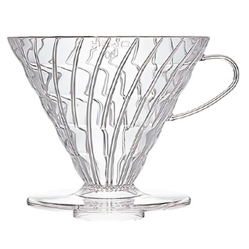 HARIO 好璃奧 V60透明03樹脂濾杯  1個  濾杯  1~6杯