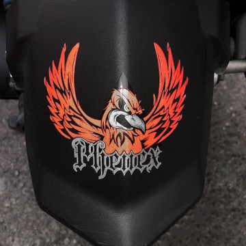 不死鳥 火焰鳥 美式風格 反光貼紙 機車貼紙 防水抗UV 汽車貼紙
