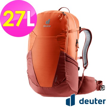 【德國deuter】FUTURA透氣網架背包27L (3400321 辣椒紅/登山/健行)