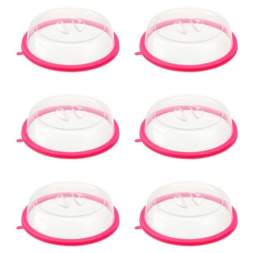 真空吸盤保鮮蓋  20 x 15 x 5.5 cm  顏色隨機  6個