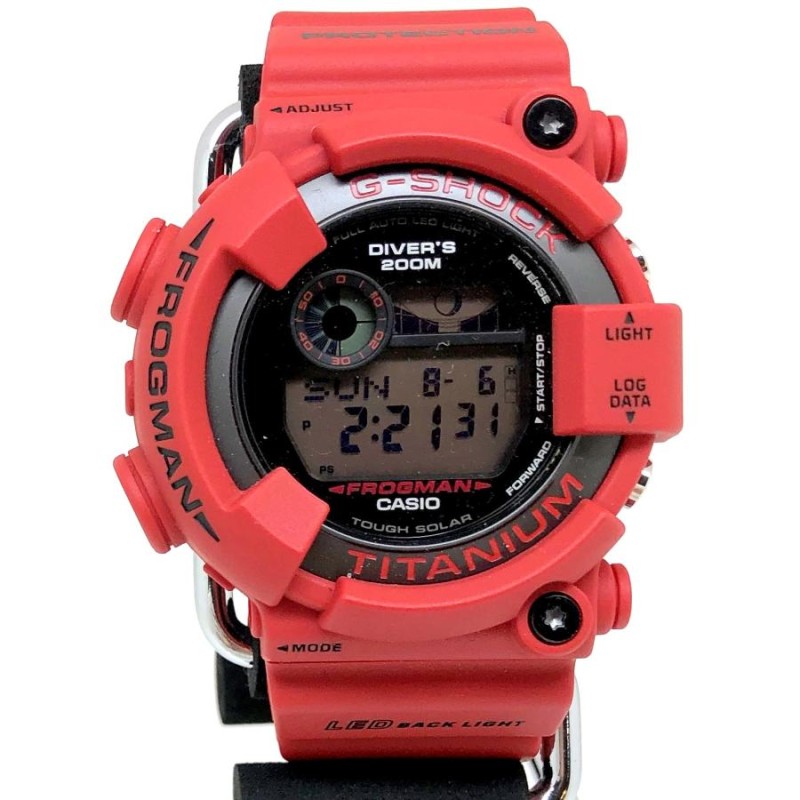 G-SHOCK ジーショック CASIO カシオ 腕時計 GW-8230NT-4JR FROGMAN フロッグマン 30周年記念復刻モデル レッド  デジタル GB【IT4EJH8GKBHQ】 | LINEブランドカタログ