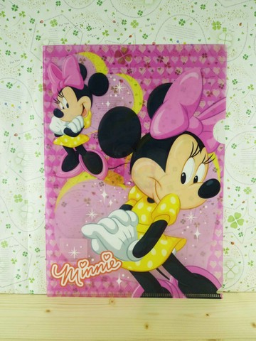 【震撼精品百貨】Micky Mouse 米奇/米妮  L夾-粉愛心 震撼日式精品百貨