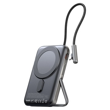 Mcdodo 麥多多 磁吸式支架行動電源 10000mAh 20W Type-C MagSafe 無線充  黑色  MC-1811