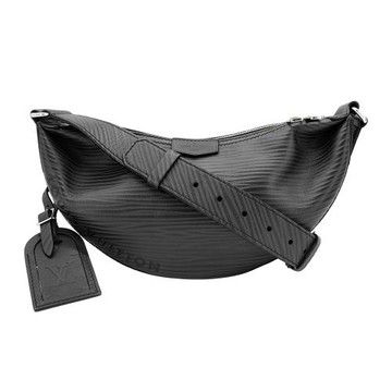 二手品 Louis Vuitton EPI 彎月斜背包(M25225-黑)
