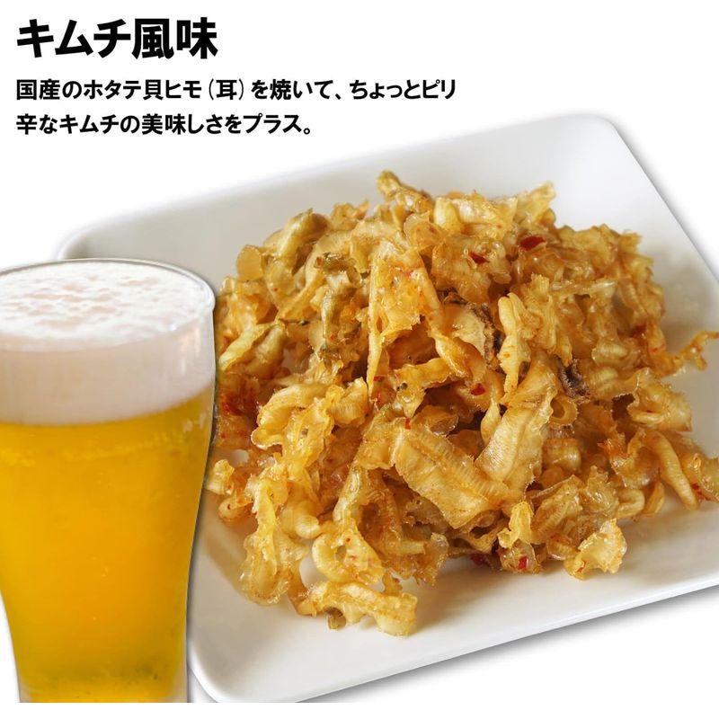 おつまみ ほたて 貝ひも 285g ピリ辛 焼き貝ひも キムチ風味 業務用 国産 ホタテ みみ 珍味 ほたて 焼きひも おやつ