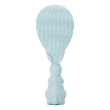 PETITLAPIN 兔子造型立式飯匙 天藍色 PP塑膠 耐熱100°C  1支