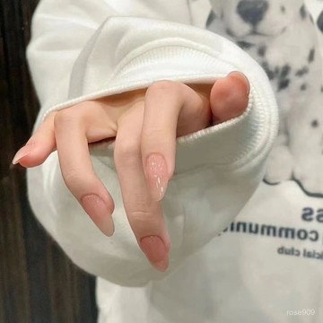 💅限時下殺穿戴甲💅【甄嬛】裸色穿戴甲 純慾甘露寺 中長橢圓 婚甲穿戴甲 純慾美甲 手工穿戴甲 中橢圓穿戴甲