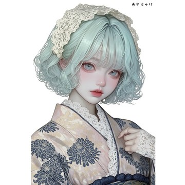 【9 月新作】07-143-0114 人物貼紙 幻想復古浪漫喫茶