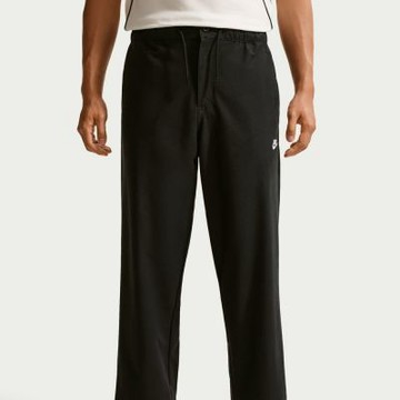 NIKE 長褲 男 運動褲 寬鬆 AS M NK CLUB STRAIGHT PANT 黑 IO3783-010