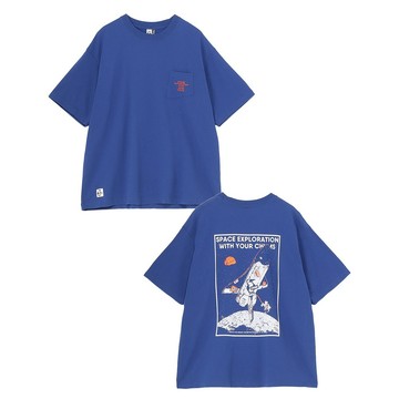 CHUMS Space Booby Spaceship Pocket T-Shirt 男 短袖上衣 藍色 CH012701A001