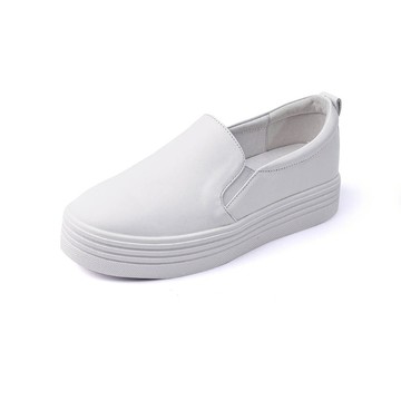 (限時⬊3折)GREEN PINE素面懶人厚底休閒鞋 米色 (00395735)