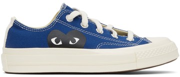 Comme des Garçons Play 蓝色 Converse 联名 Half Heart Chuck 70 运动鞋