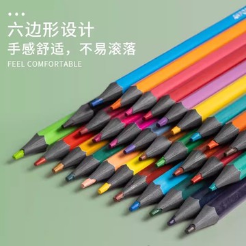 臺灣/✨彩色鉛筆彩鉛油性可擦彩色鉛筆幼兒園學生專用畫筆48色24色塗色畫筆填色筆