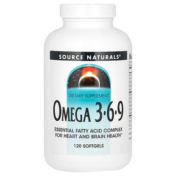 Source Naturals, 歐米伽-3-6-9，120 粒軟膠囊