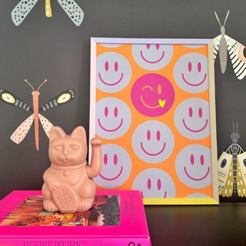 愛情事業雙豐收💕【WUZ屋子】德國 DONKEY 幸運繽紛招財貓-粉色