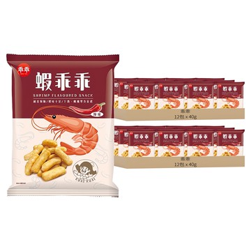 乖乖 玉米脆條 蝦乖乖辣味  24包  40g