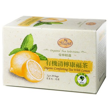 Magnet 曼寧 有機清檸康福茶 檸檬草香氣 薄荷清新舒爽 德國原料  2g  20包  1盒