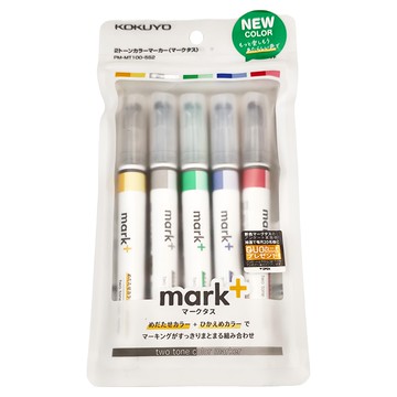 KOKUYO 國譽 Mark+ 獨角仙同色系螢光筆  綜合色  5支