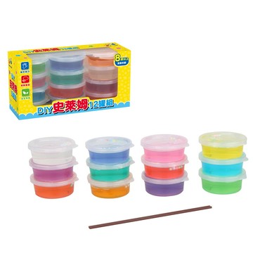 果凍史萊姆珍珠12罐盒裝珍珠(款式隨機出貨)