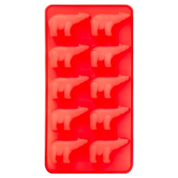 BABY JOY 鉑金矽膠造型製冰盒 - 可堆疊收納  21.5 x 11.5 x 高2.5cm  北極熊  1個