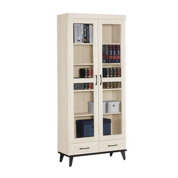 Boden-奧利爾2.7尺二抽書櫃/收納櫃/展示櫃