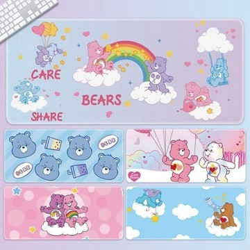 愛心熊 Care Bears 可愛小熊 彩虹熊 滑鼠墊 墊子 筆記本 電腦 便攜式 桌墊
