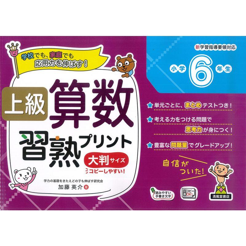 上級算数習熟プリント 小学6年生