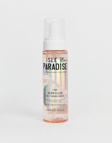 Isle of Paradise Light Glow Clear Self Tanning Mousse-No colour