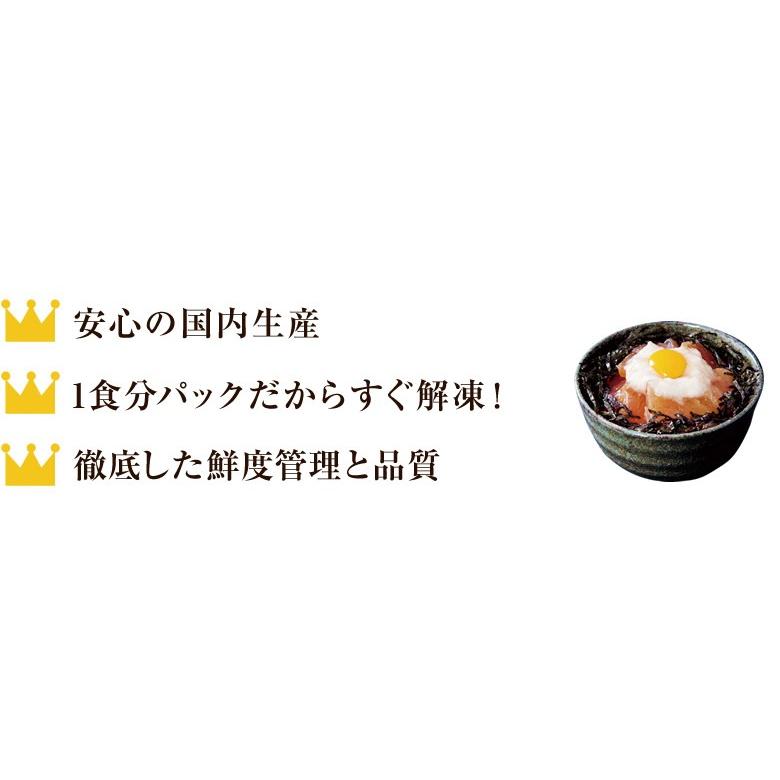 大人気の海鮮丼をどっさり★海鮮丼詰合せ計１５食 （マグロ漬け3p＋ネギトロ3P サーモンネギトロ3p トロサーモン3p イカサーモン3P）［冷凍］